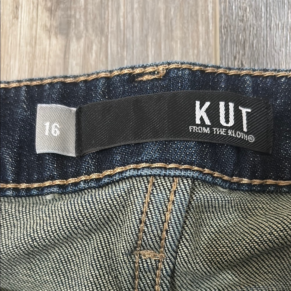 Kut from the Kloth Women’s Blue Jeans Size 16 - Picture 2 of 5